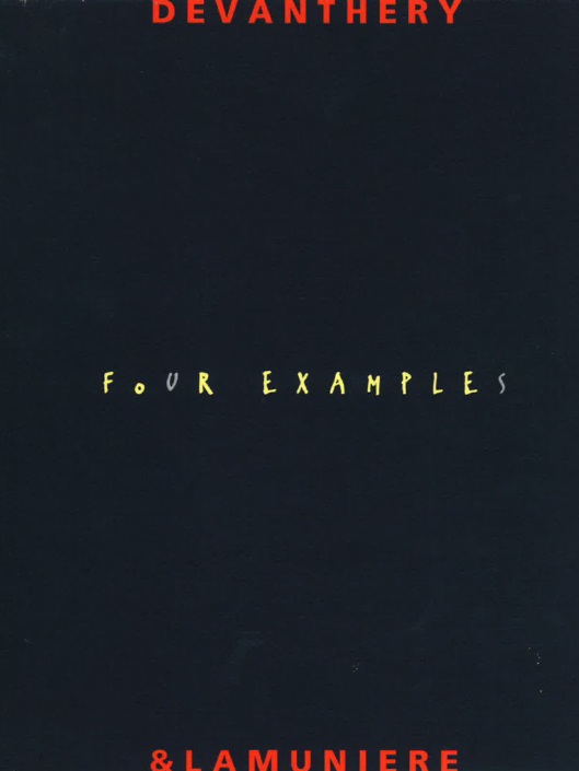 four examples devanthery und lamuniere