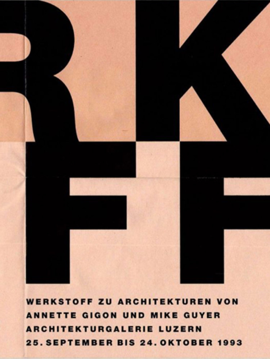 werkstoff zu architekturen von annette gigon und mike guyer